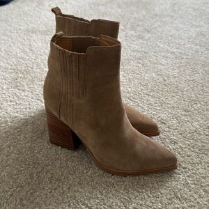 Marc Fisher brown booties